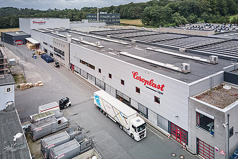 Produktionsshallen von Coroplast Tape in Wuppertal