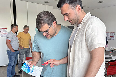 Four participants of the COROACADEMY DAY