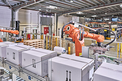 Roboter bei Coroplast Tape