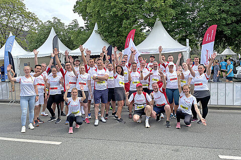 Participants of the Coroplast Group in the Schwebebahnlauf 2022