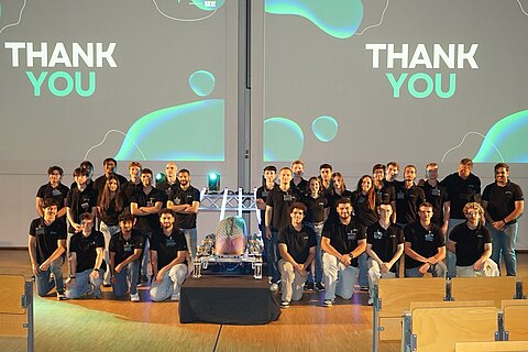 Das Team von mu-zero HYPERLOOP