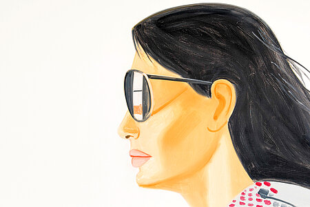 Ölgemälde „Carmen“ von Alex Katz