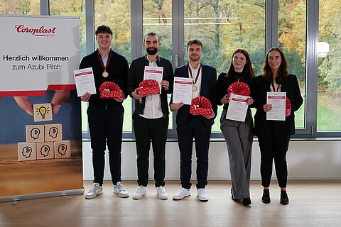 Winners of this years apprentice pitch