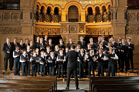 Auftritt der Wuppertaler Kurrende in der Friedhofskirche