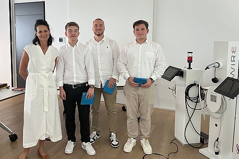 Zweitplatziertes Team beim Azubi-Pitch 2023