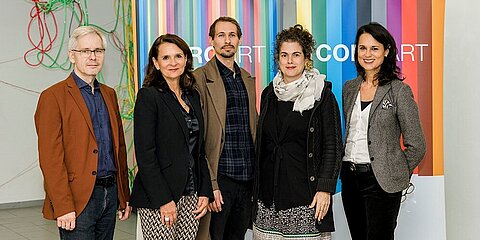 The five jury members of the CoroArt Art Award 2022