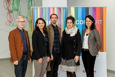 The five jury members of the CoroArt Art Award 2022