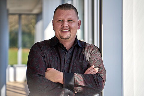 Denis Grgic in the office environment