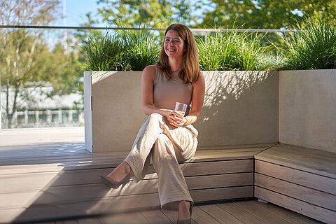 Sina Kammann in a nature environemnt