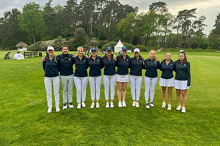 Hubbelrath Golf Club’s 10-member women’s team