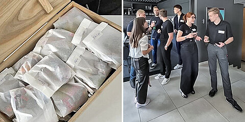 Apprentices connecting – with a treasure chest full of ideas